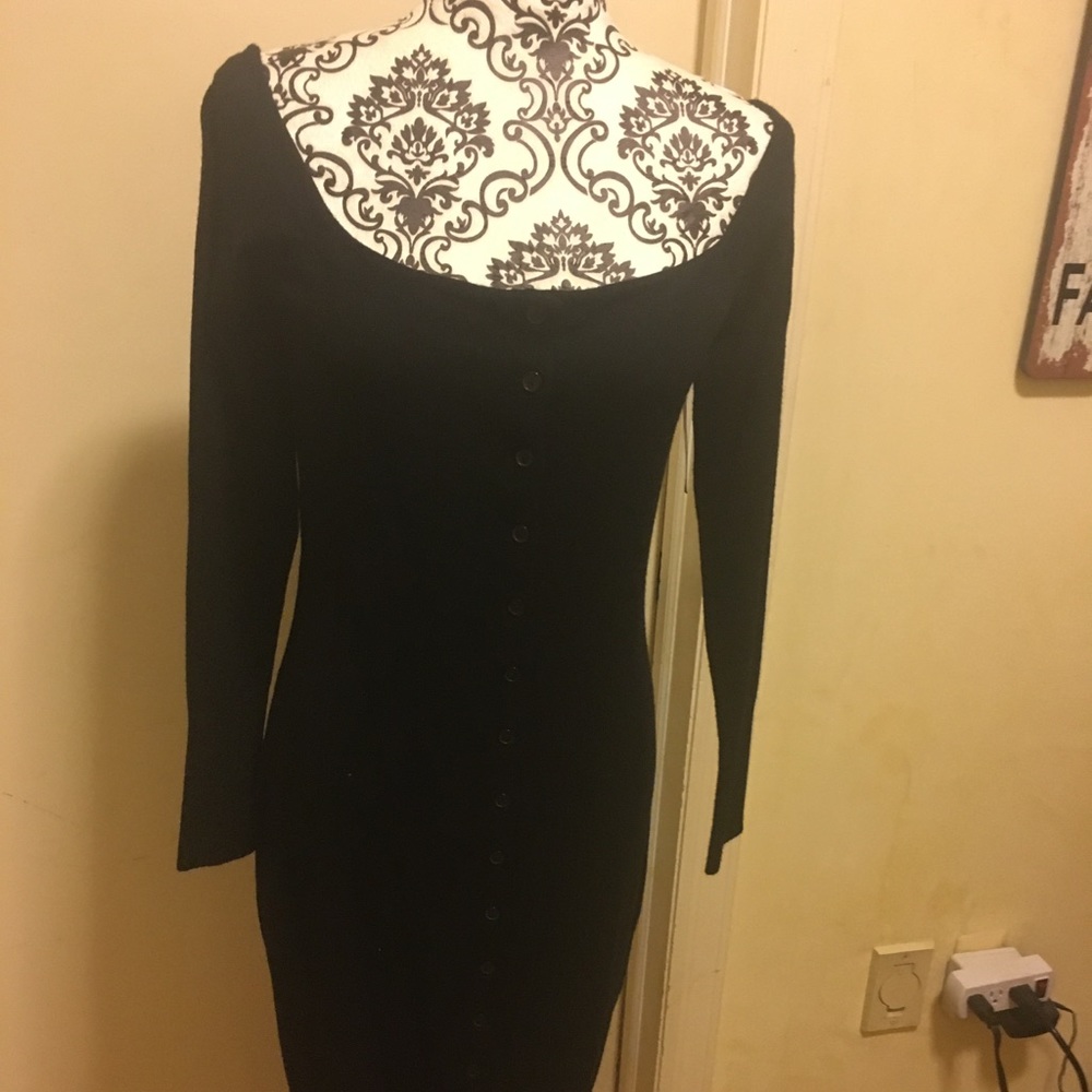 Dress off shoulder sweater